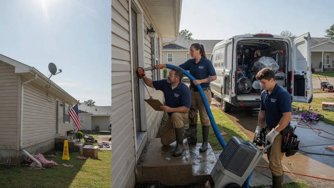 Ceiling Water Damage Restoration in Midland, OH near me